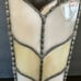 Stained Glass Vase/Candle Holder 10” Pink And Yellow