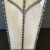 Stained Glass Vase/Candle Holder 10” Pink And Yellow