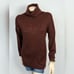 Vintage Rodier Burgundy Turtleneck SZ L