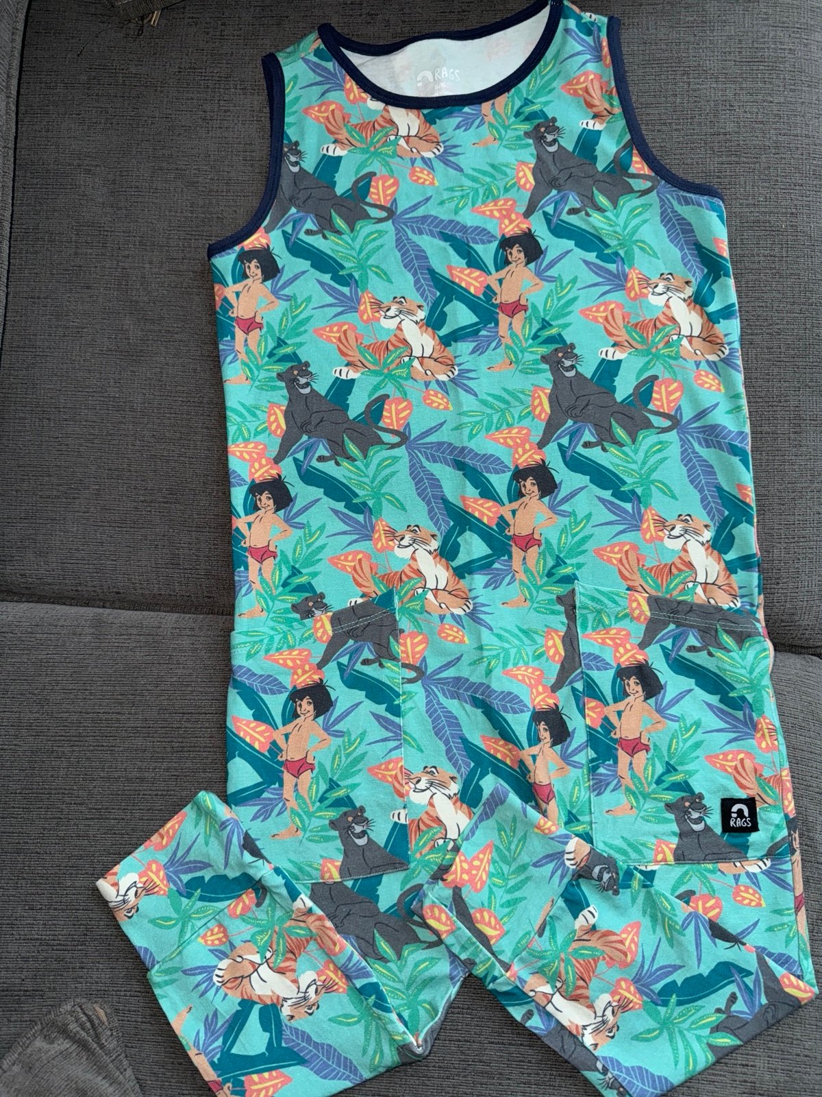 Rags to raches Jungle book romper