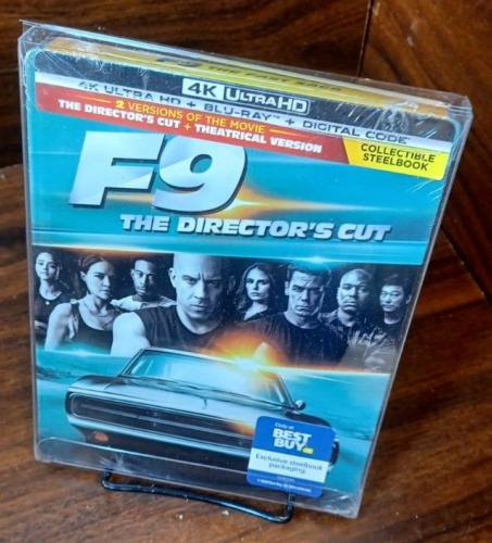 Fast and the Furious 9 4K STEELBOOK (4K+Blu-ray)PROTECTIVE SLEEVE-Free Shipping!