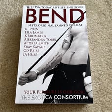 New SIGNED Bend Anthology by The Erotica Consortium Rare Paperback