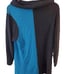 Margaret Winters Lagenlook Cotton Cowl Neck Knit Long Sweater Women XSColorblock
