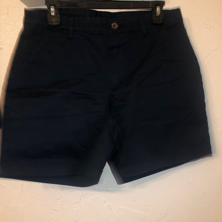 NWT Chubbies The Armadas SZ 32 7 Flat Front Stretch Twill Shorts Navy Blue