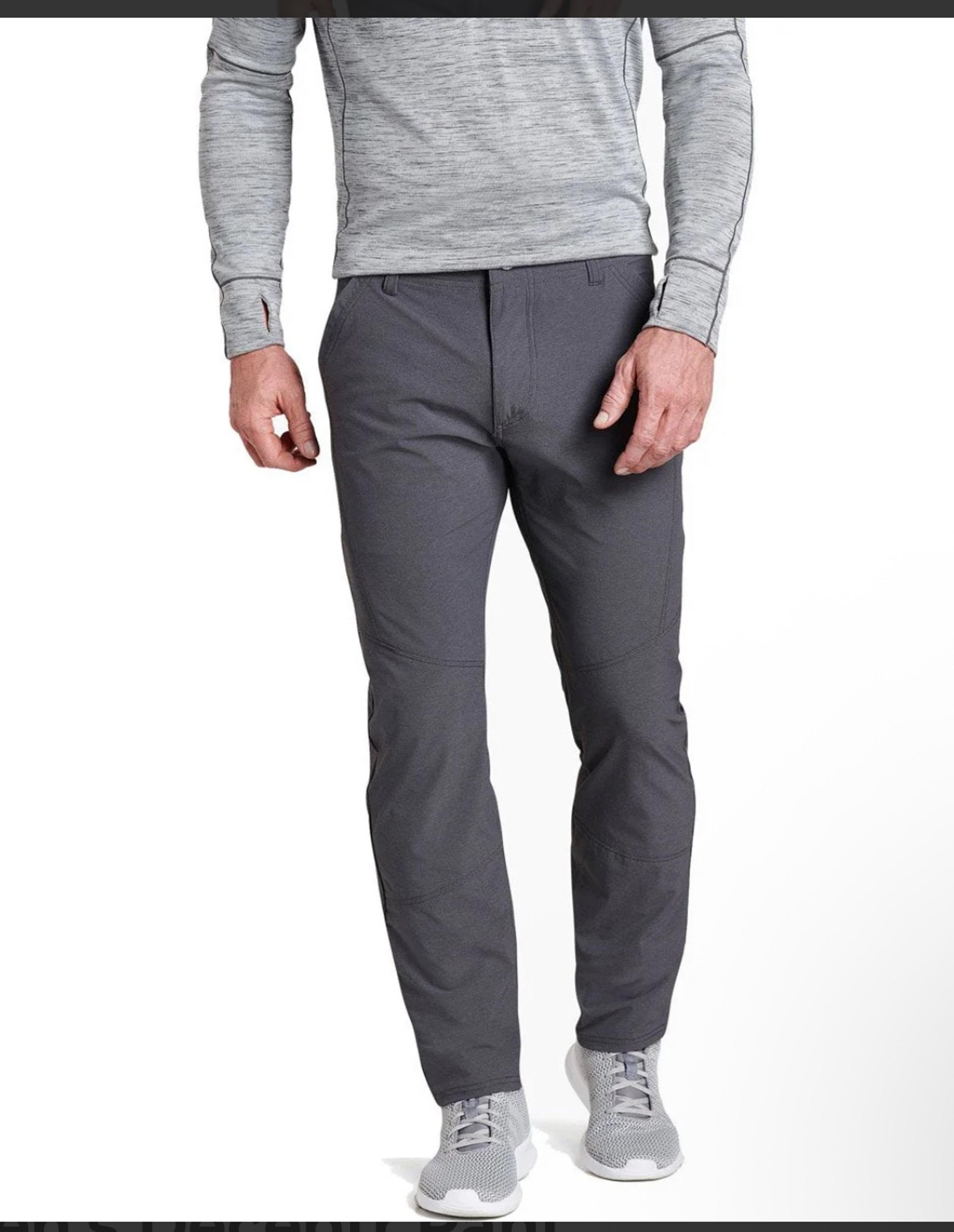 NWT Kuhl Deceptr Hiking Outdoor Men’s Pants Tapered Gray Size 30x30 Stretchy