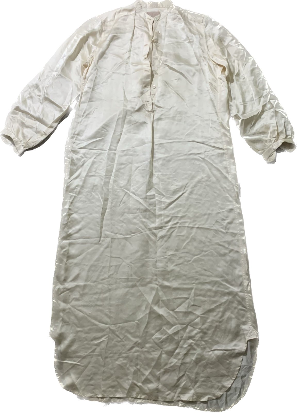 Vintage 70s cream silk nightgown