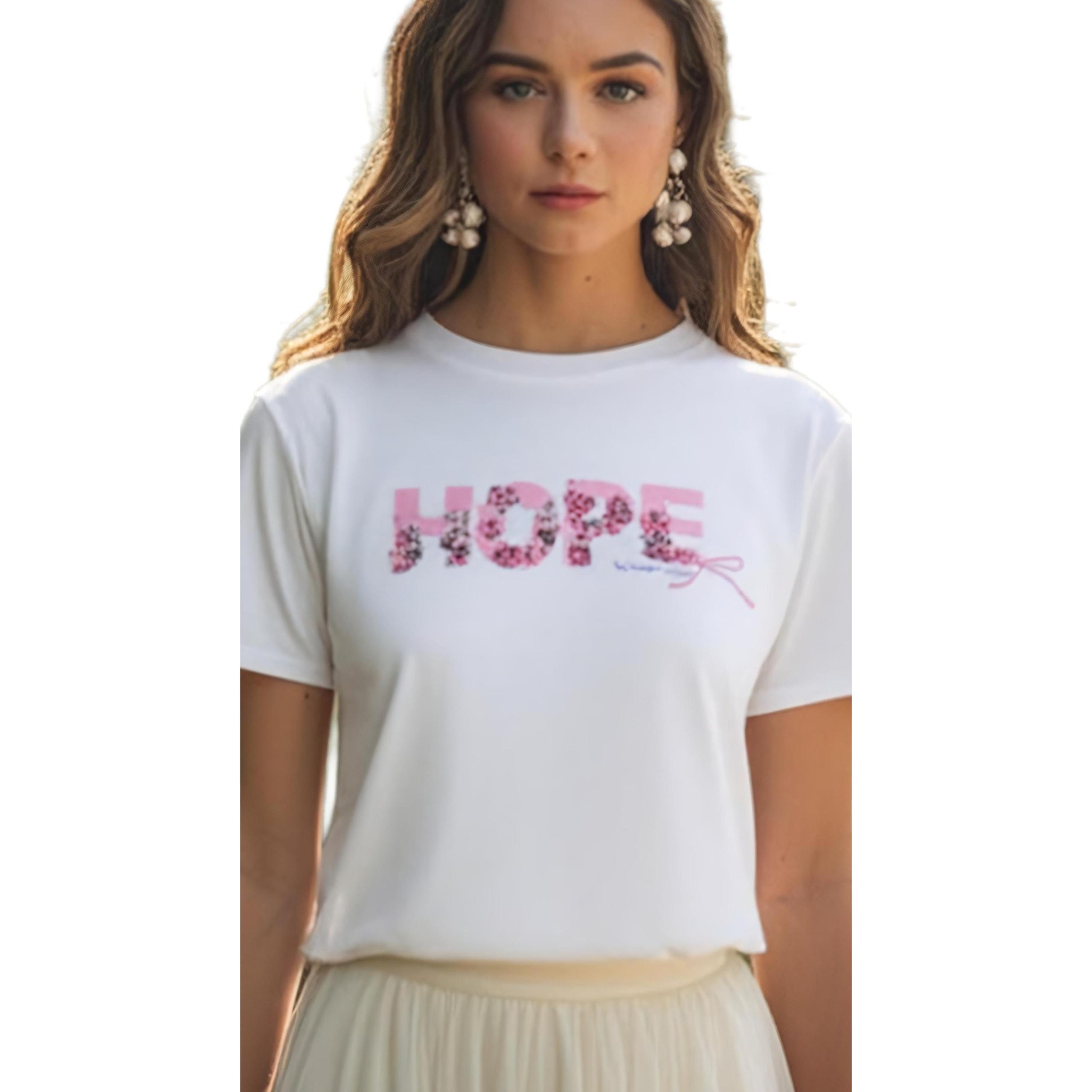 Vera Bradley Hope Floral Graphic T-Shirt Short Sleeve Top