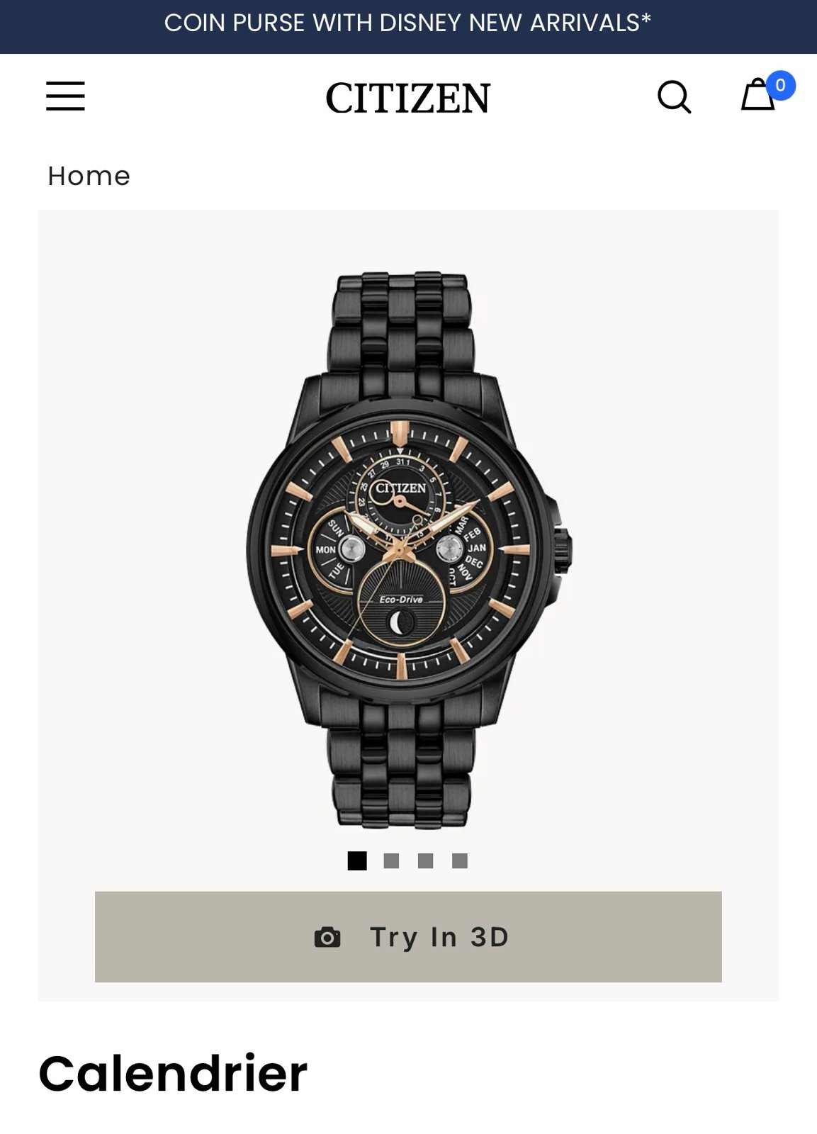 Citizen Calendrier Eco-Drive Watch