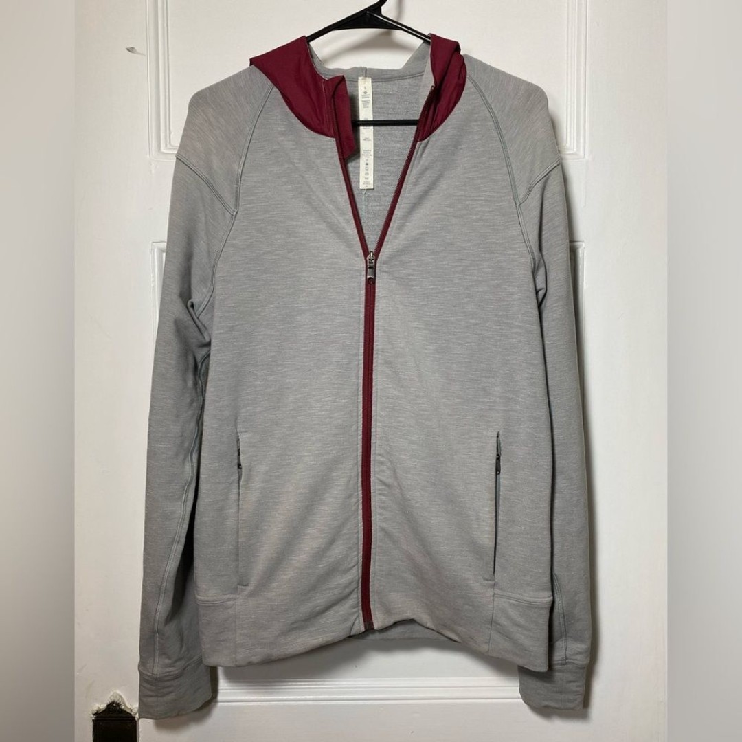 Lululemon | Men's City Sweat Full-Zip French Terry Hoodie Gray Sz Small