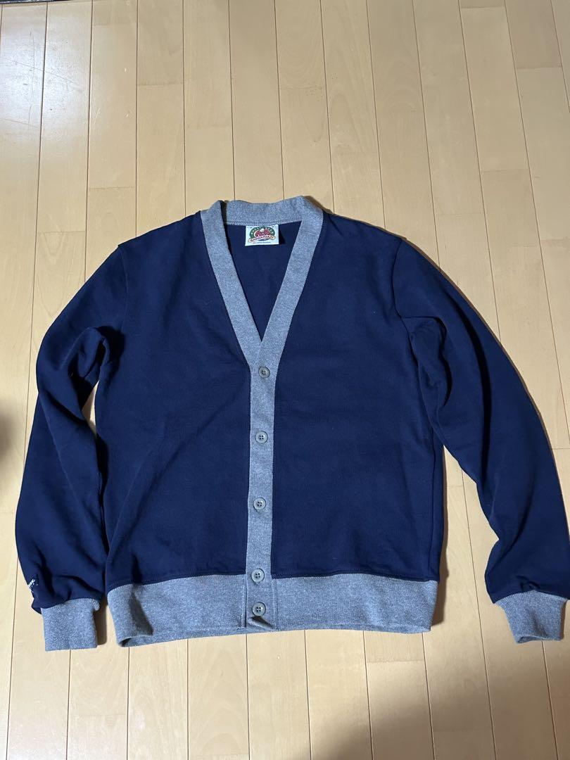 BARBARIAN Navy V-Neck Cardigan