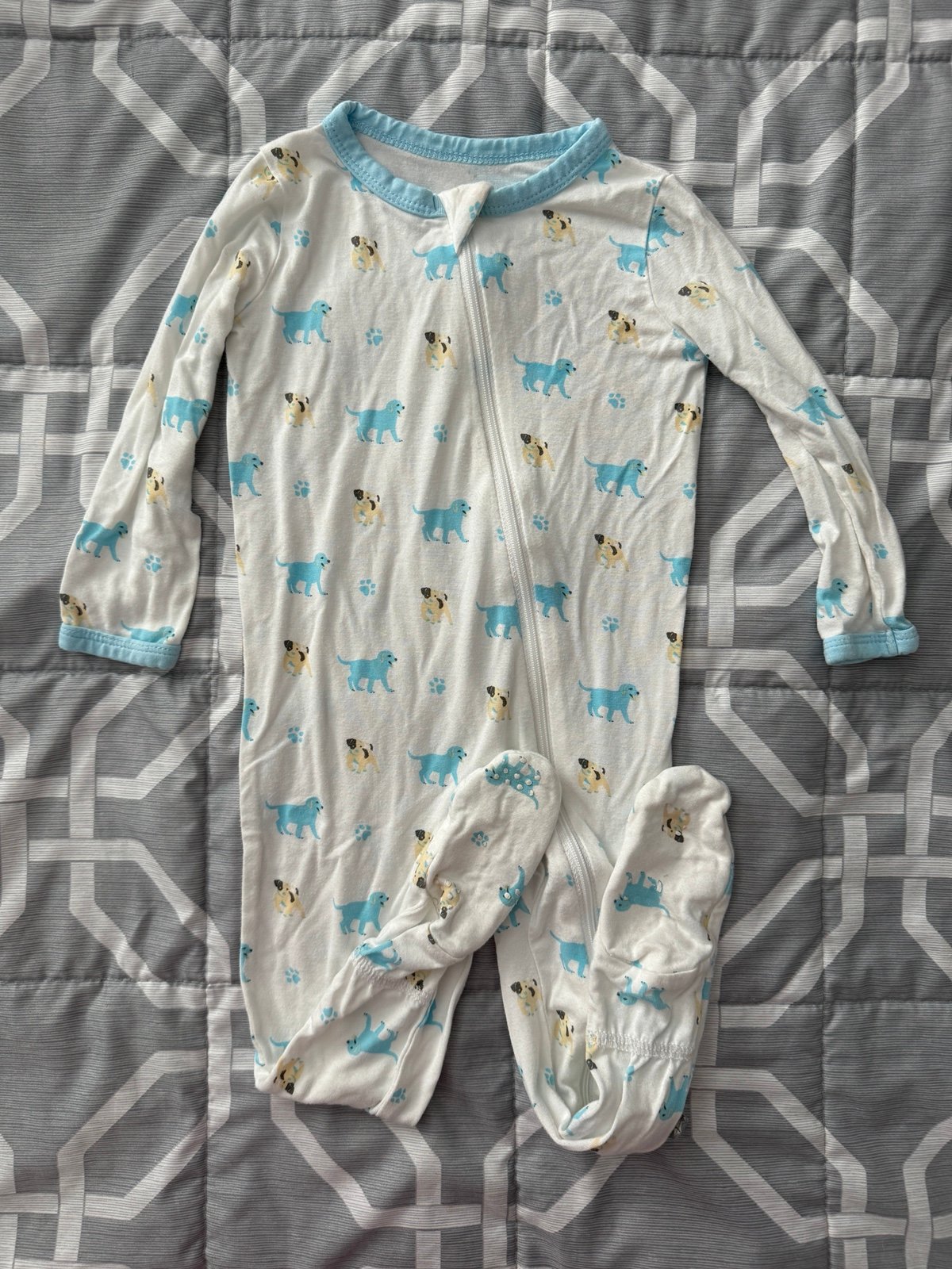 Kyte Baby Woof Zipper Footie