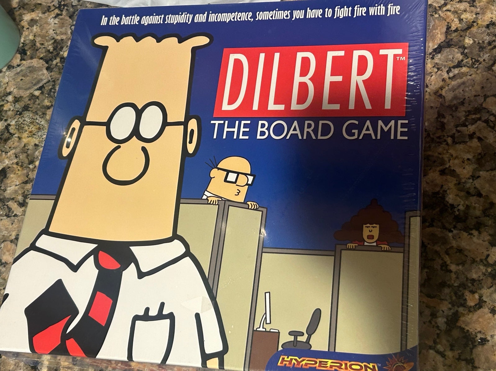 Dilbert The Board Game Hyperion scott adams battle against stupidity comic strip