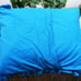 Handmade embroidered pillow cover boho beachy fishy Molas