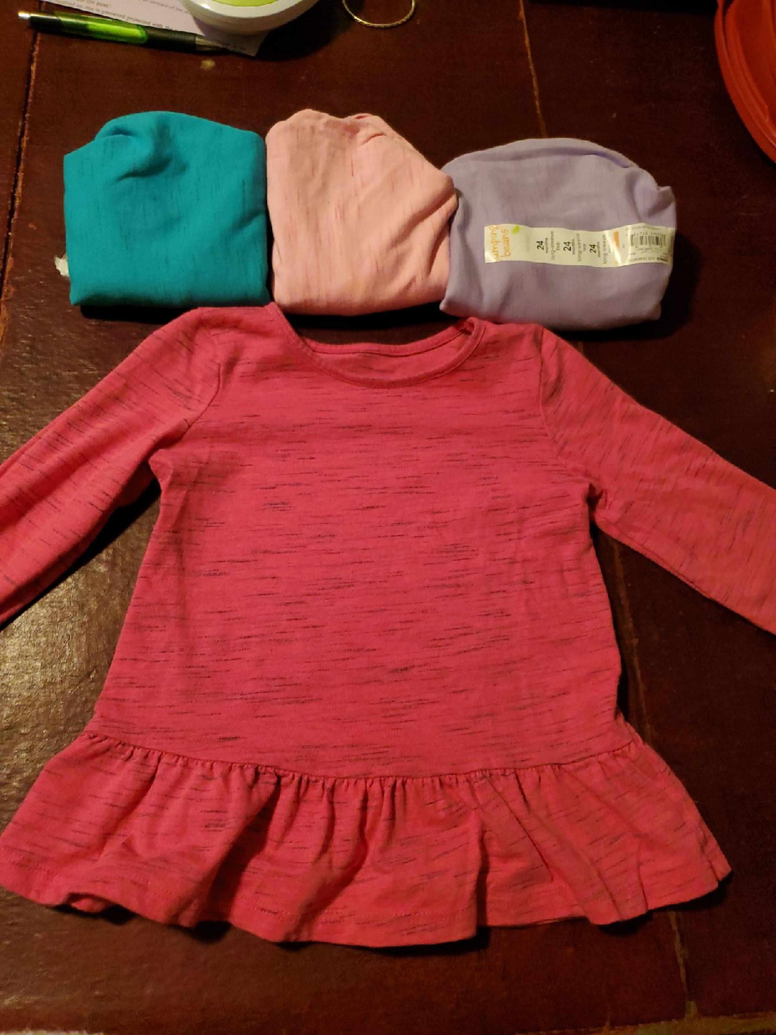 4 jumping beans long sleeved shirts 24 m