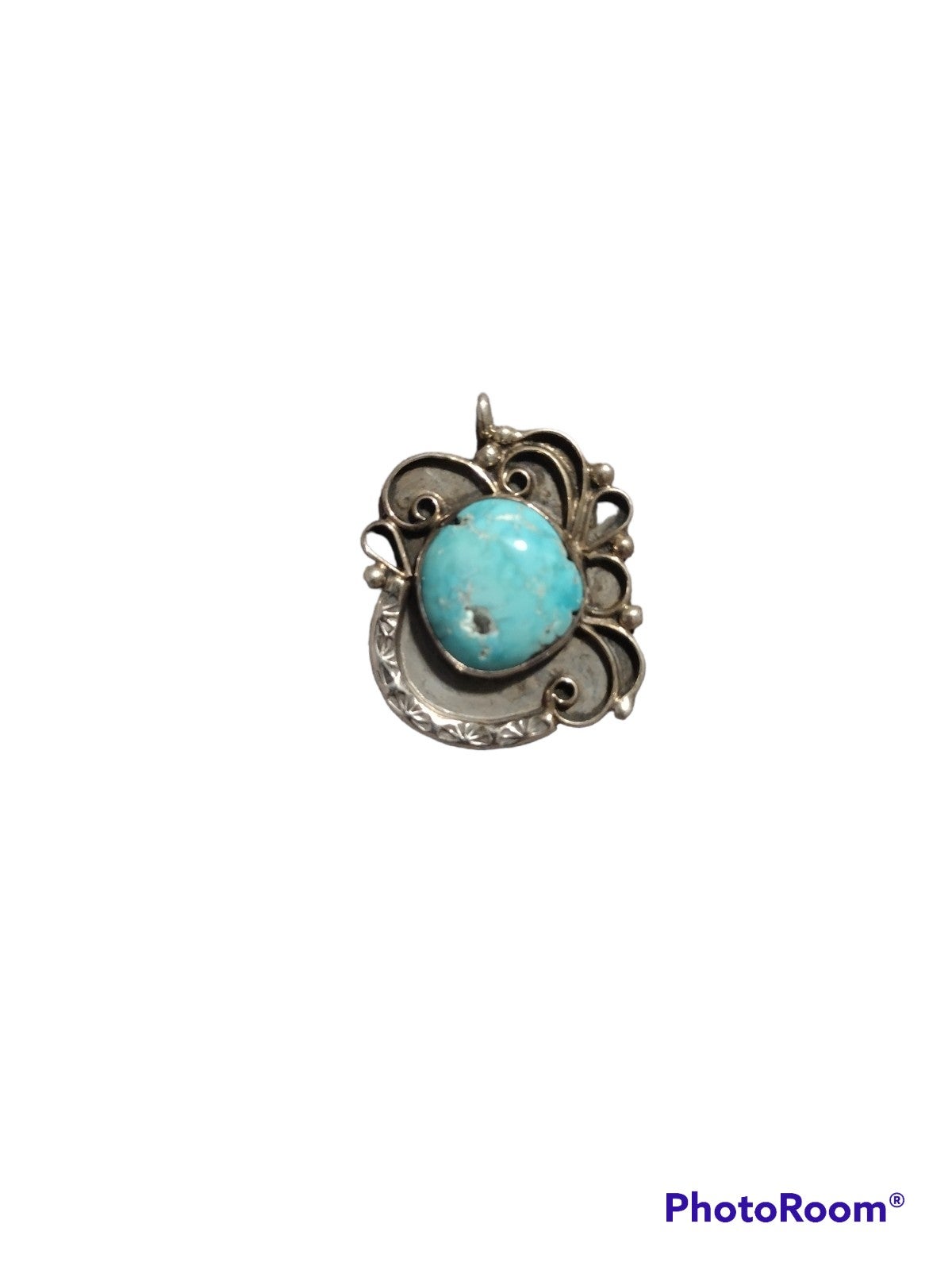Nofchissey 925/Turquoise Vintage Pendant