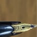K14 585 14k Nib PLATINUM Fountain Pen F (Fine) Silver