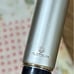 K14 585 14k Nib PLATINUM Fountain Pen F (Fine) Silver