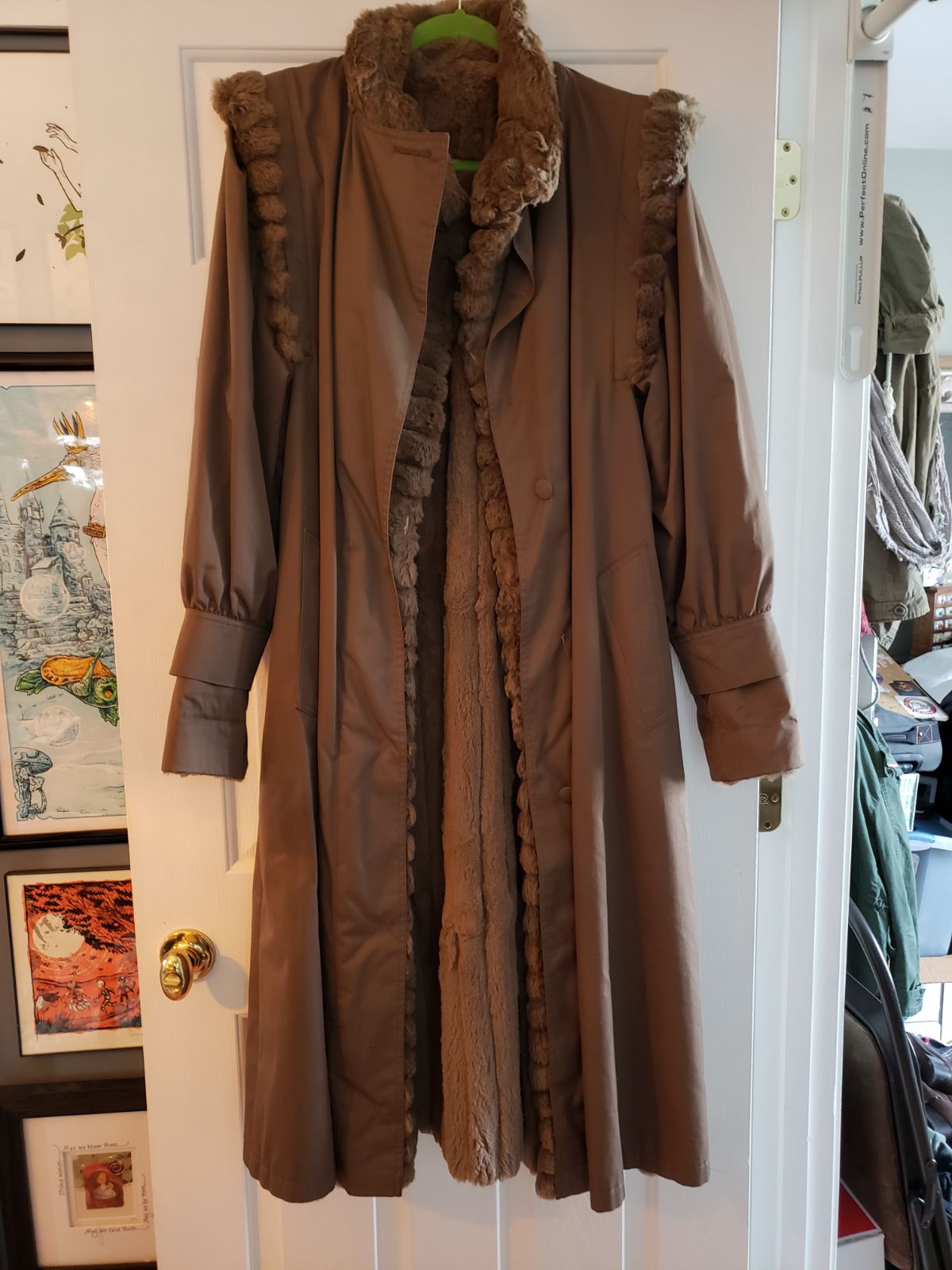 women's faux fur coat