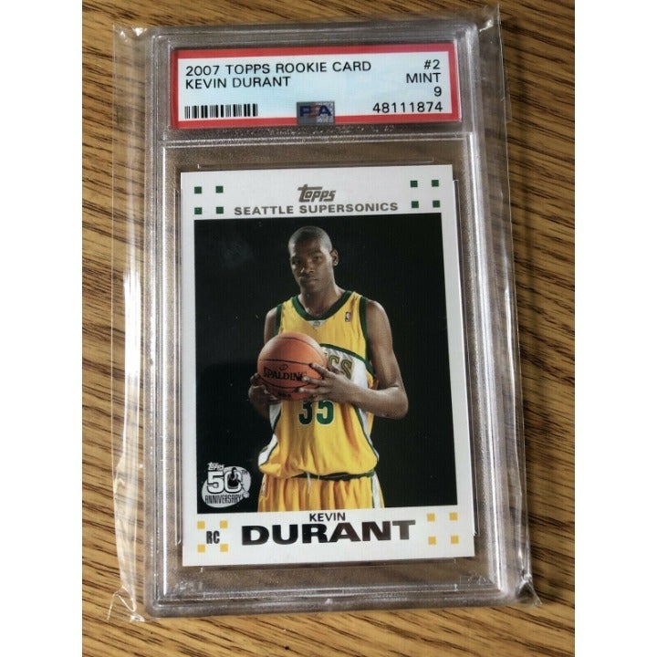 2007 Topps KEVIN DURANT PSA 9 BASKETBALL