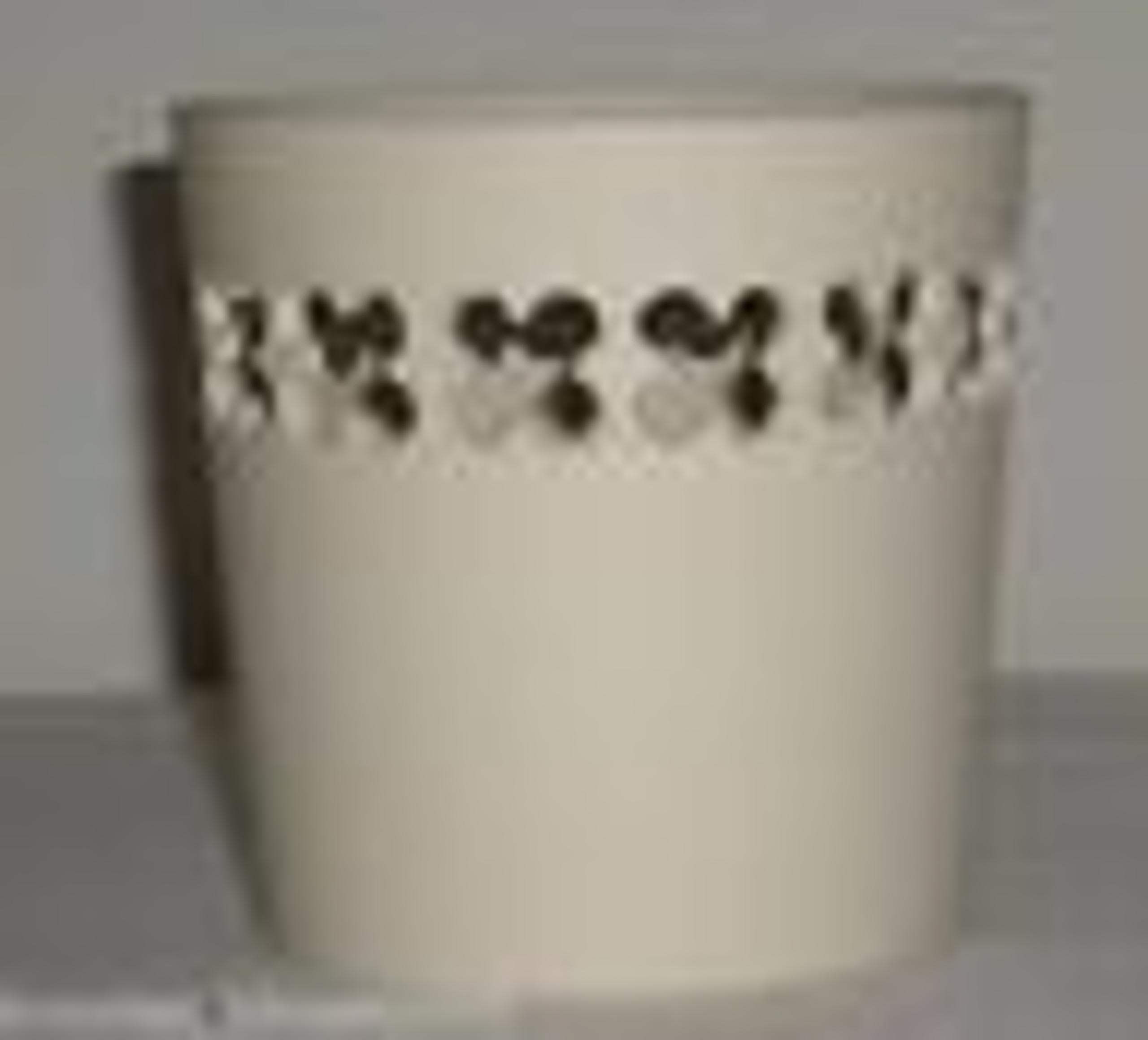 HALLMARK CERAMIC "X" CANDLE HOLDER (NEW)