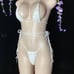 Crochet micro bikini xl string exotic dancewear stripper outfit