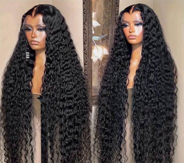 32 Inch long kinky Curley synthetic hair