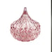 NWT GODINGER Candy Dish, Blush Hershey's Kiss Hershey's blush kiss in cut crysta