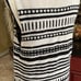 BB DAKOTA Ivory Striped Faux Fur Sweater Vest size medium