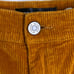 Serenade Amber Corduroy Pants Mens 38 Orange Fitted Tapered Skinny Stretch Fall