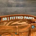 Serenade Amber Corduroy Pants Mens 38 Orange Fitted Tapered Skinny Stretch Fall