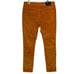 Serenade Amber Corduroy Pants Mens 38 Orange Fitted Tapered Skinny Stretch Fall