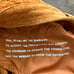 Serenade Amber Corduroy Pants Mens 38 Orange Fitted Tapered Skinny Stretch Fall