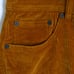 Serenade Amber Corduroy Pants Mens 38 Orange Fitted Tapered Skinny Stretch Fall