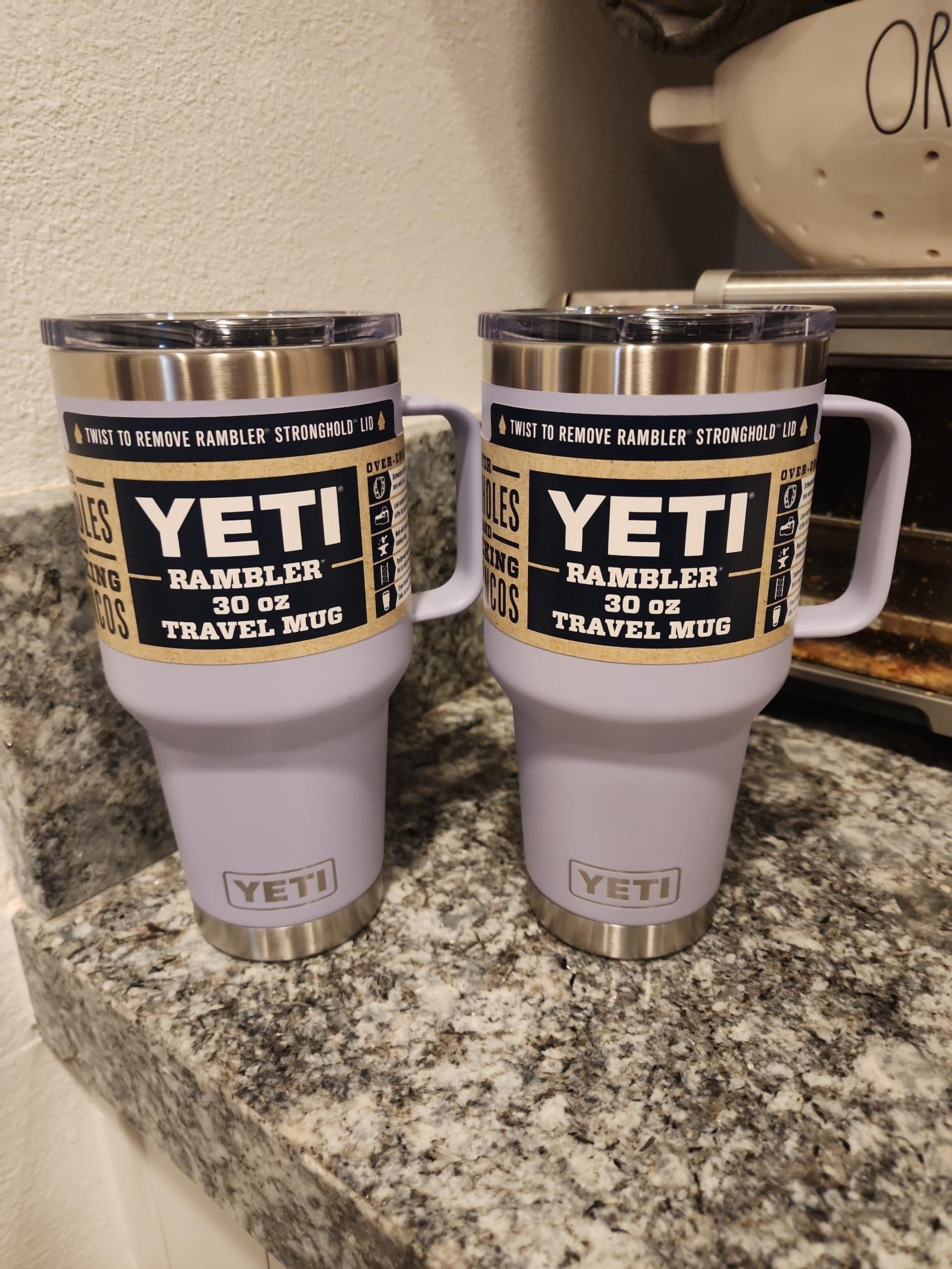 2 Yeti 30oz Rambler Travel Mugs