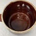Vintage McCoy brown pottery pot glazed large