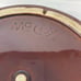 Vintage McCoy brown pottery pot glazed large