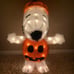 Gemmy Peanuts Snoopy Halloween 20” Tinsel Light Up decoration figure