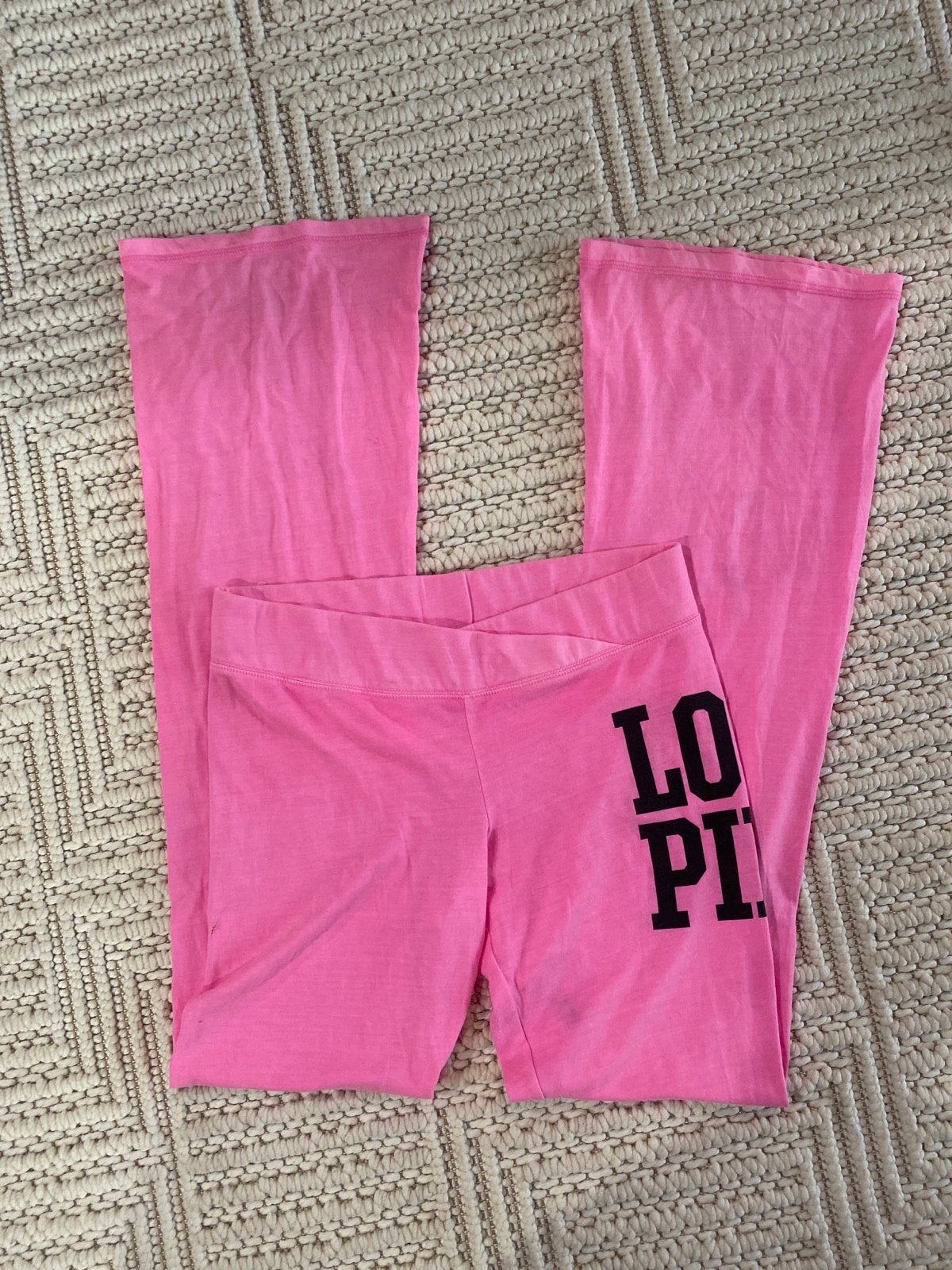 Flare pants new y2k pink