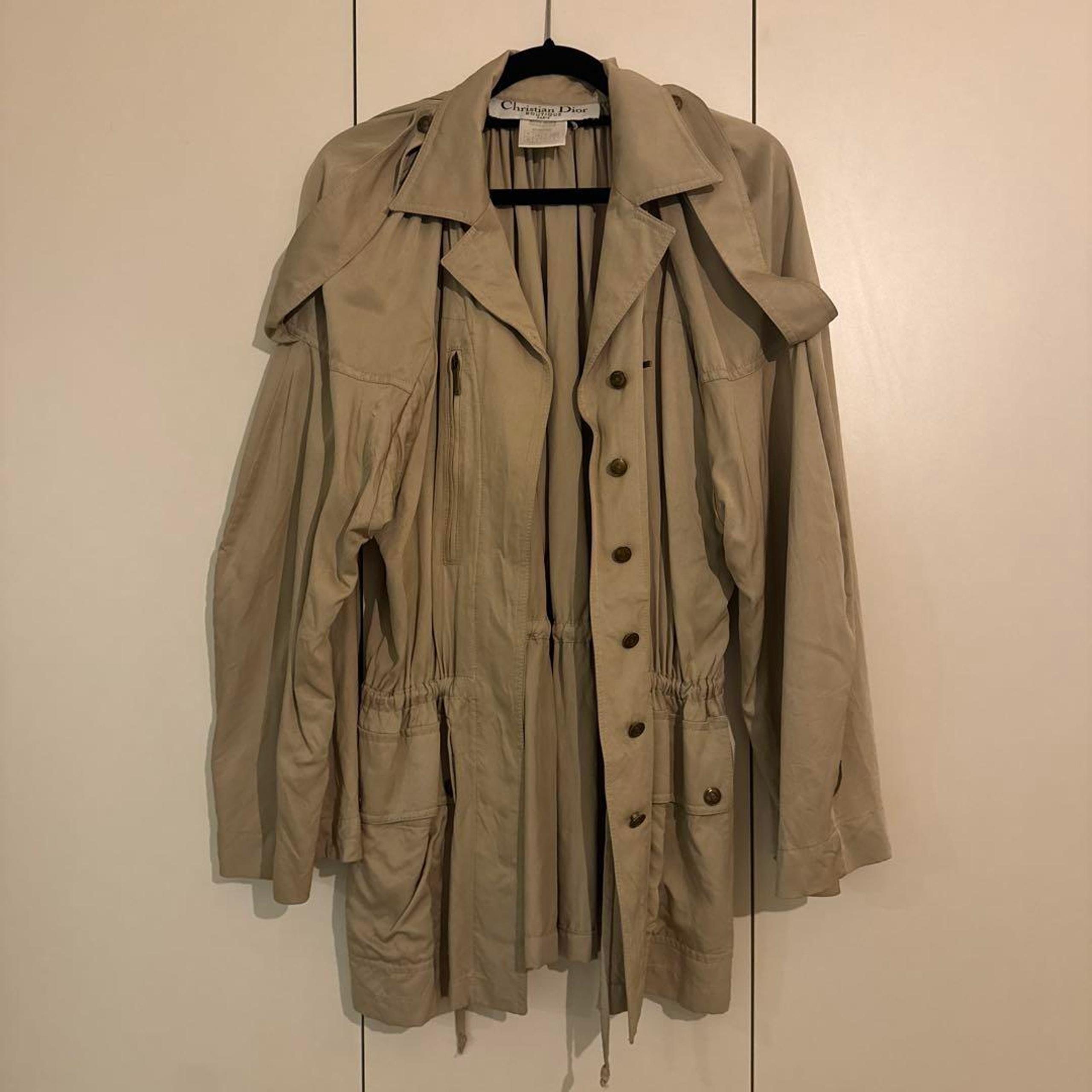 Christian Dior Trench Coat Size 38