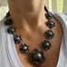 Antique sterling silver stamped 980 flower necklace