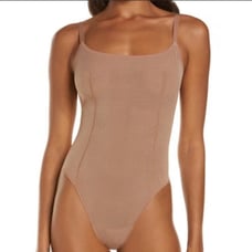 Skims shapewear bodysuit thong clay Sz 2x NEW