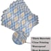 Washable Woven Table Mats for Kitchen