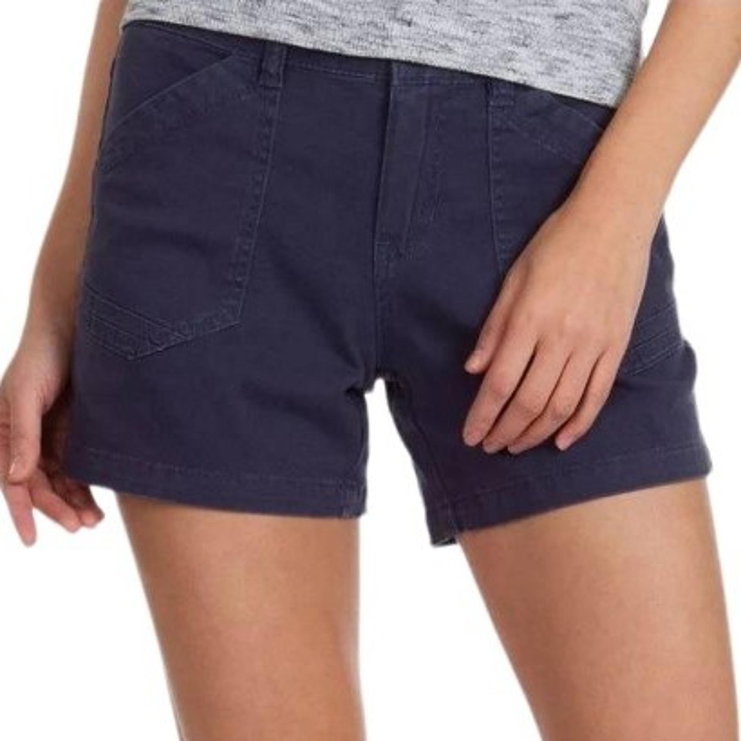 NWOT Women's A.N.A. Mid-Rise Twill Bermuda 9" Inseam Navy Blue Shorts Size 12