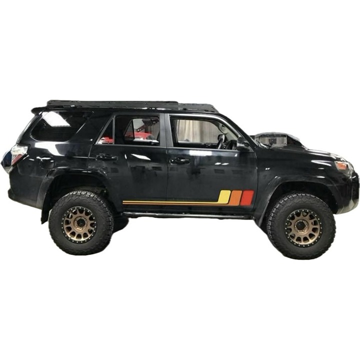 TRD Retro Style Racing Stripes Decals Design For Toyota 4Runner 2010-2024 5th
