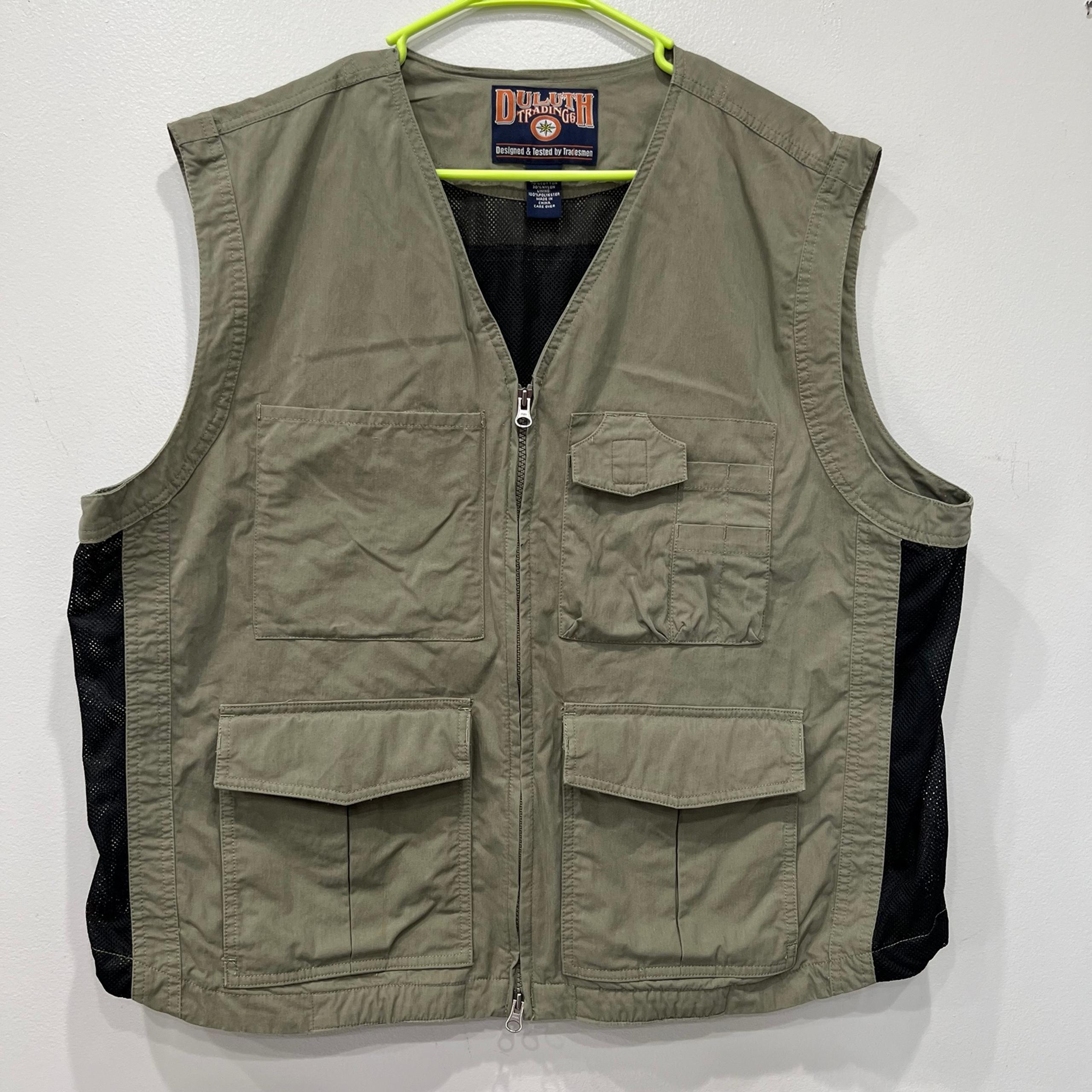 Duluth Trading Outdoor Fishing Hunting Vest Jacket Men’s Size XL