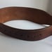 Medium Youth Weight Lifting Belt Natural Leather 28 -36 Adjustable