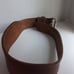 Medium Youth Weight Lifting Belt Natural Leather 28 -36 Adjustable