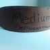 Medium Youth Weight Lifting Belt Natural Leather 28 -36 Adjustable