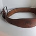 Medium Youth Weight Lifting Belt Natural Leather 28 -36 Adjustable