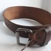 Medium Youth Weight Lifting Belt Natural Leather 28 -36 Adjustable